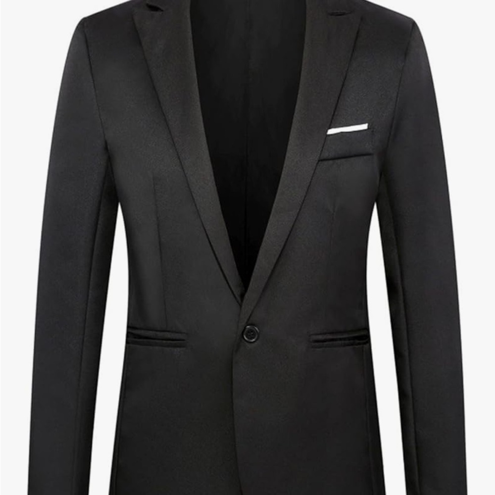Shein Men's Black Blazer- NWT
